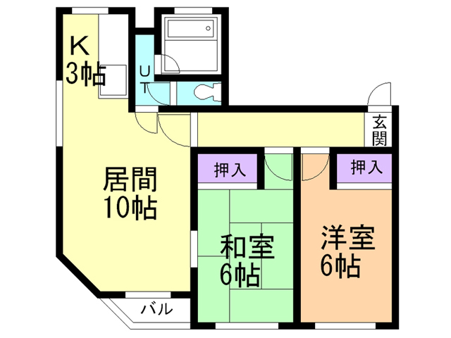 岩渕コーポの間取り