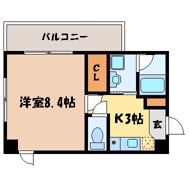 グリーンコート樺島の間取り