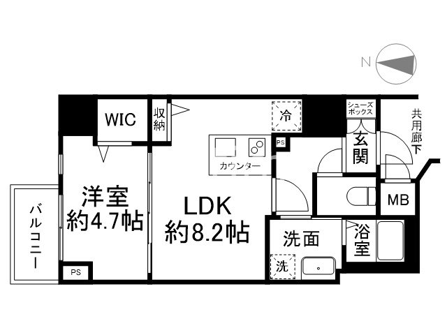 ディーシーガーデン京都西の間取り