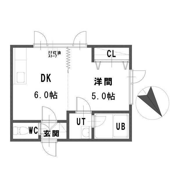 オークツリー福住の間取り