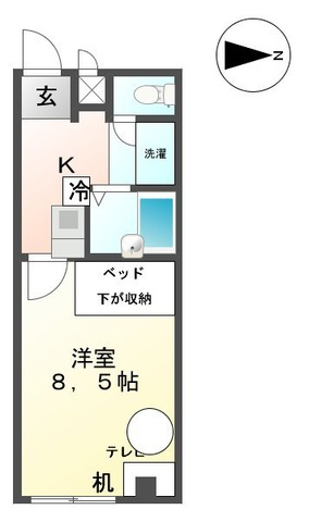 メゾンエスポワール希望の間取り