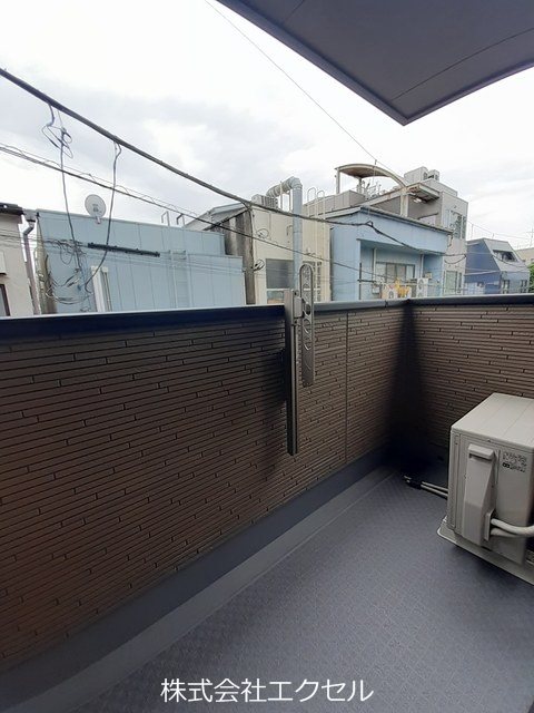 バルコニー　南東向きです。