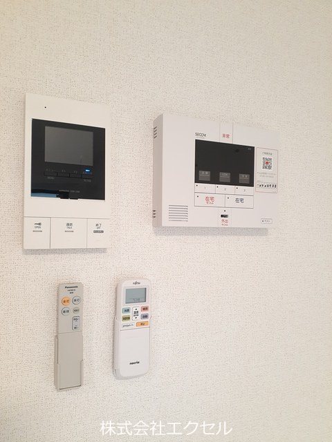 セキュリティ　来訪者の姿を確認できます。