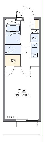 【レオパレス代官町の間取り】