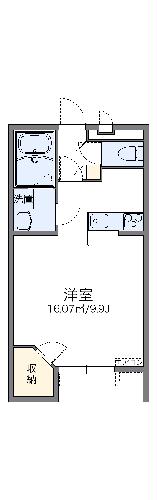 レオパレスおかのごうIIの間取り