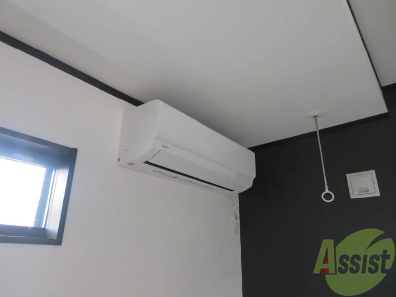 その他設備　エアコンが付いていますので寒暖対策もばっちり。