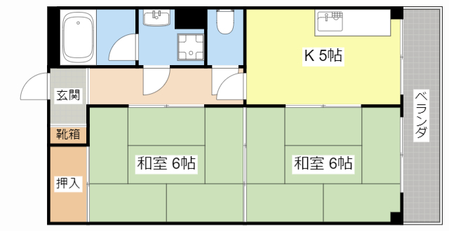 滋賀県湖南市中央１（マンション）の賃貸物件の間取り