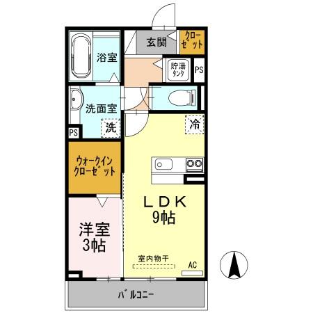 レジデンシィズ 東城 Eastの間取り