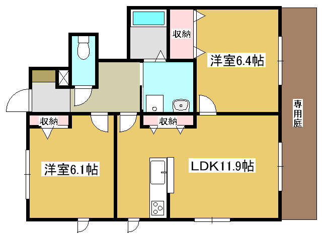 ルシール加古川の間取り