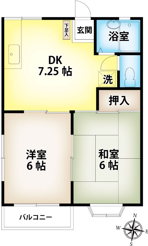 アイビーハイツの間取り