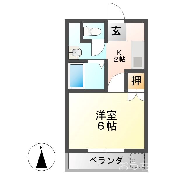 トーゴーハイツの間取り