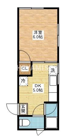 江平コーポの間取り