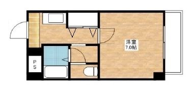 紀の川市打田のマンションの間取り