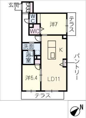 クリザンテームの間取り