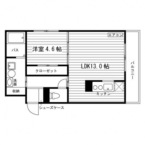 パンシオン麻生の間取り