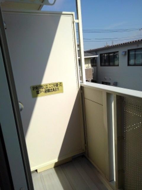 バルコニー　南東向きのバルコニーです。