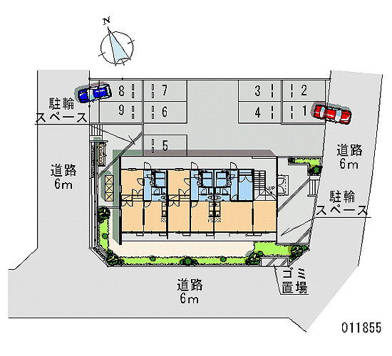 【レオパレスNIIBORIの駐車場】