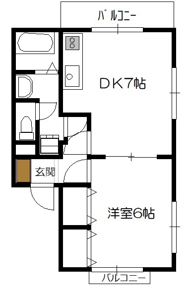 カーサベルデ前空の間取り