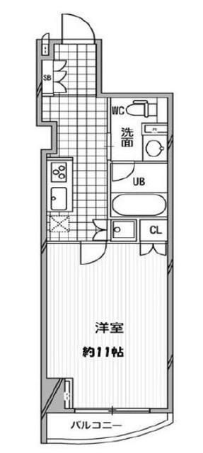 パシフィックコート中延の間取り