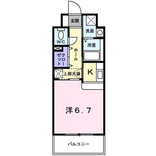 グレイス竹下の間取り