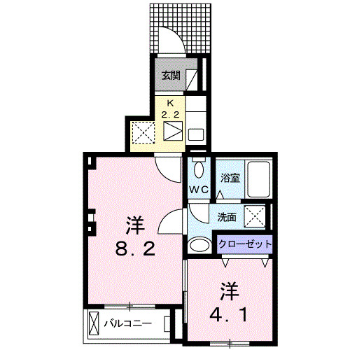 パーシモンIの間取り