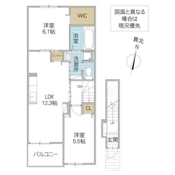 ブリス エイエム IIの間取り