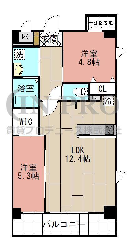 ＭＤＩ　Ｖｉｓｔａ　ｍａｒｅ門司駅前の間取り