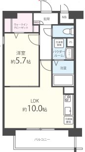 サクラート駅南の間取り