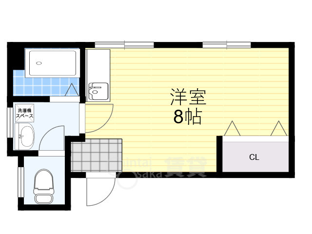 川西市平野のマンションの間取り