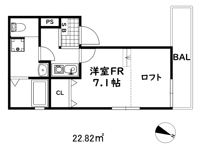 バロウ和田岬の間取り