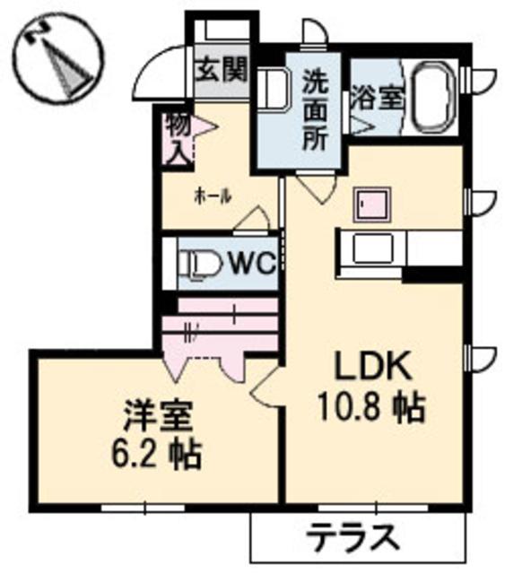 サンハイツＳ　Ｎ棟の間取り