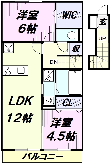 クレアの間取り