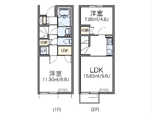 レオネクストＨＹＴ　VIIの間取り