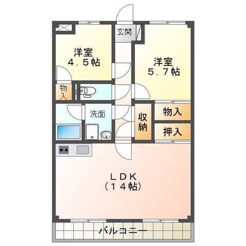 シャルムマスダIIIの間取り