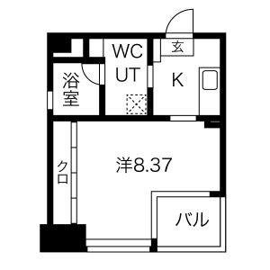 GRANDUKE代官町の間取り