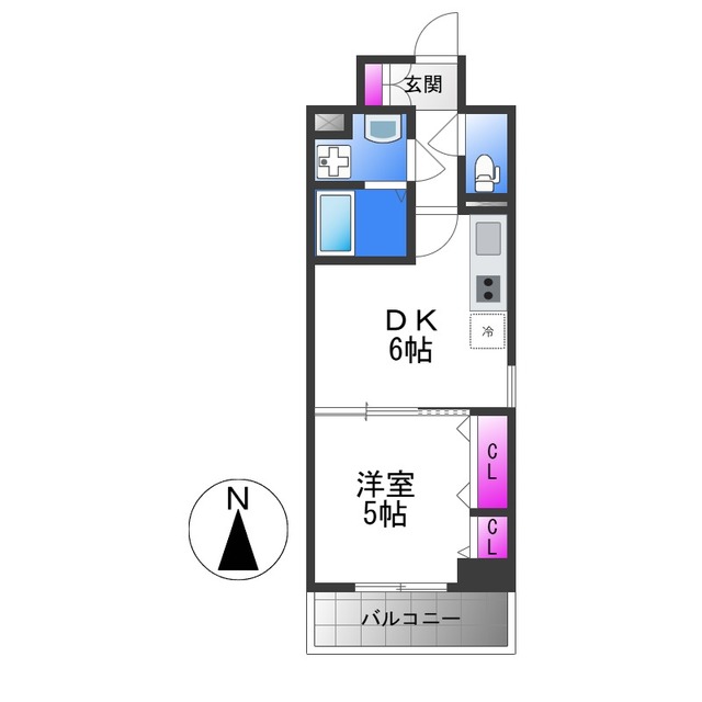 リアライズ鶴橋東IIの間取り