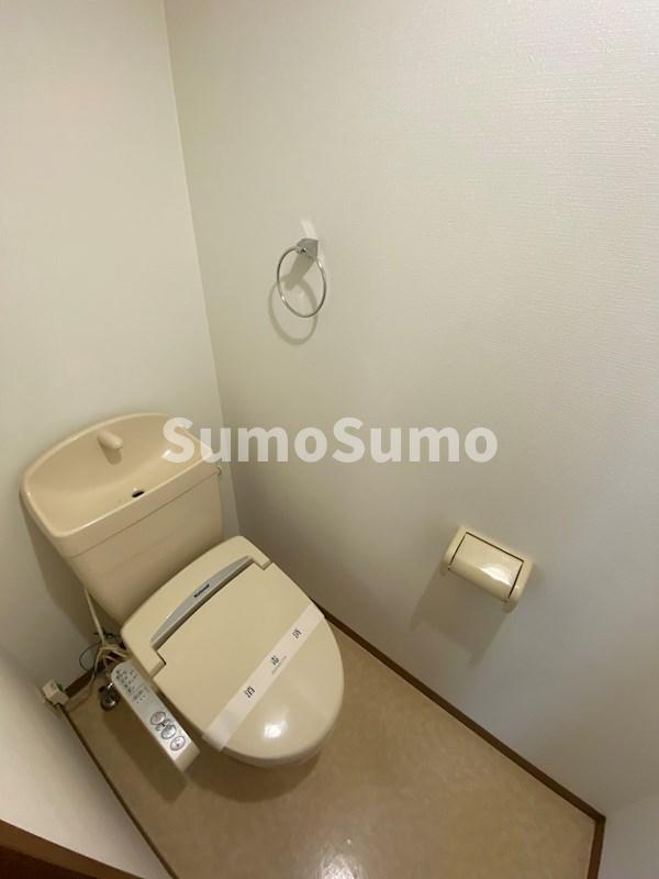 トイレ　ゆったりとした空間のトイレです