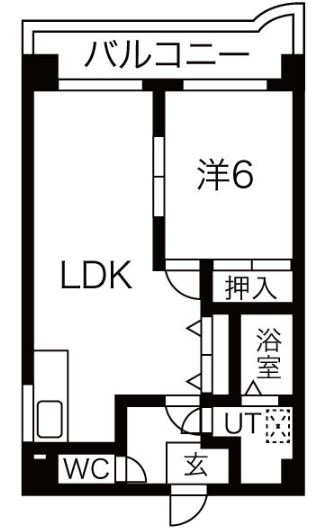 プランドール土師の間取り