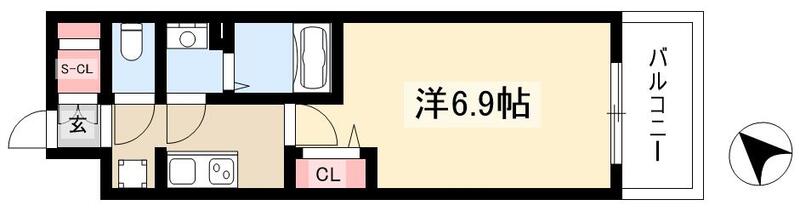 プレサンス東別院駅前IIの間取り