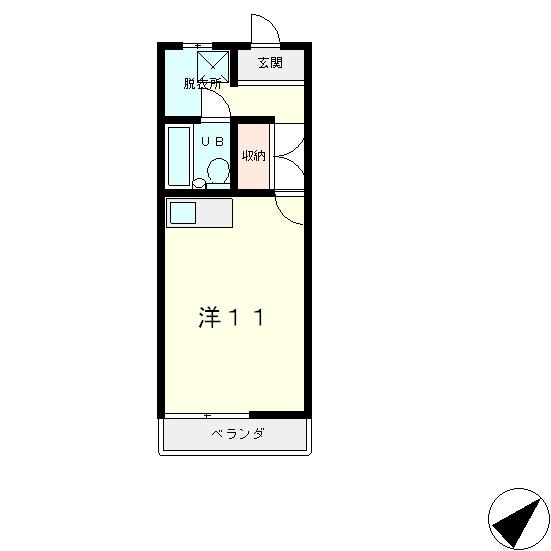 守山市守山のマンションの間取り