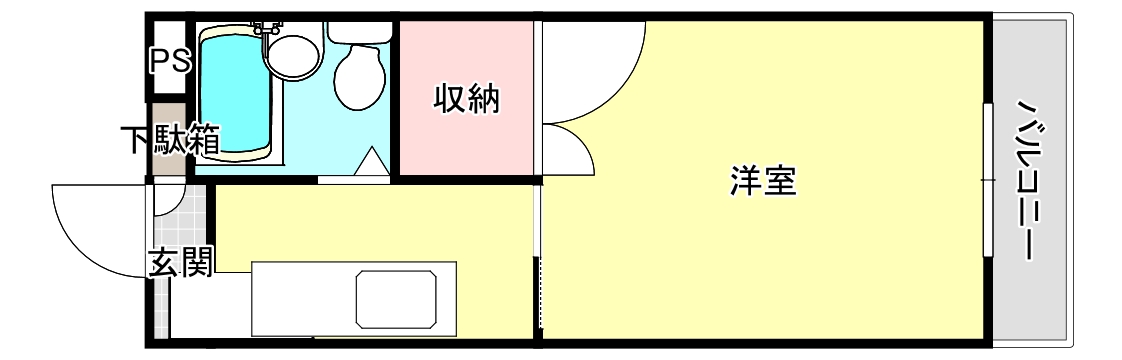 メゾン西古松の間取り