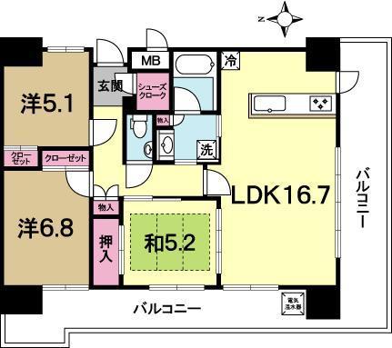 スタジオスクエア水戸の間取り