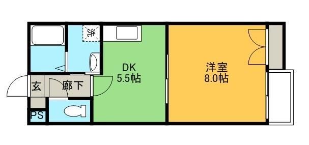 フォーバスIIの間取り