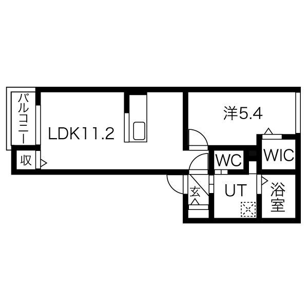 【仮)ノルデスタ恵庭の間取り】