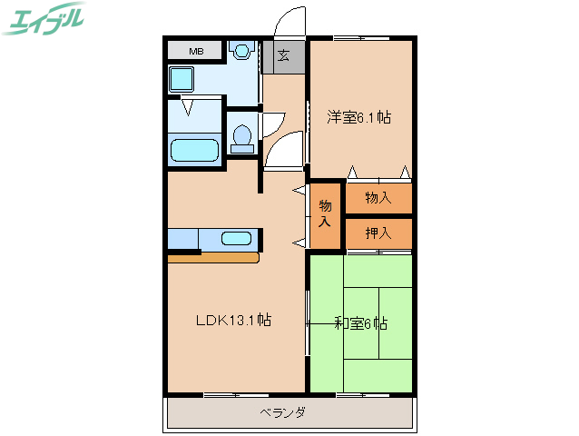 シャインロワールの間取り