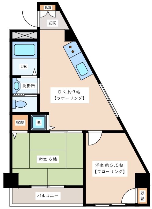 アコーマンションの間取り