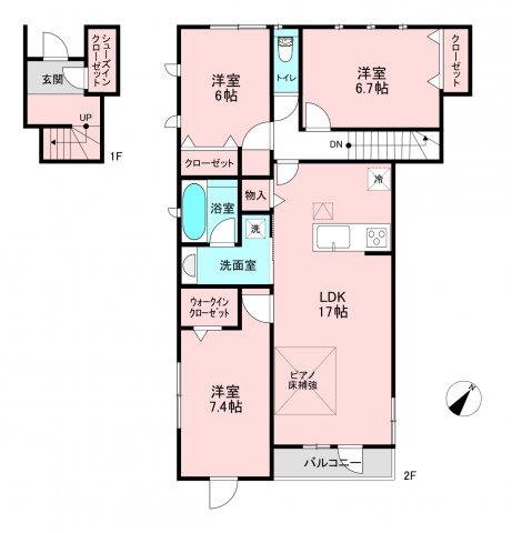 凛樹XuXu（シュシュ）の間取り