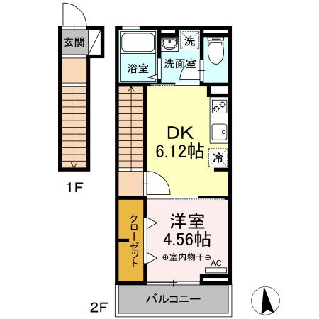 NSハイツIII暁の間取り