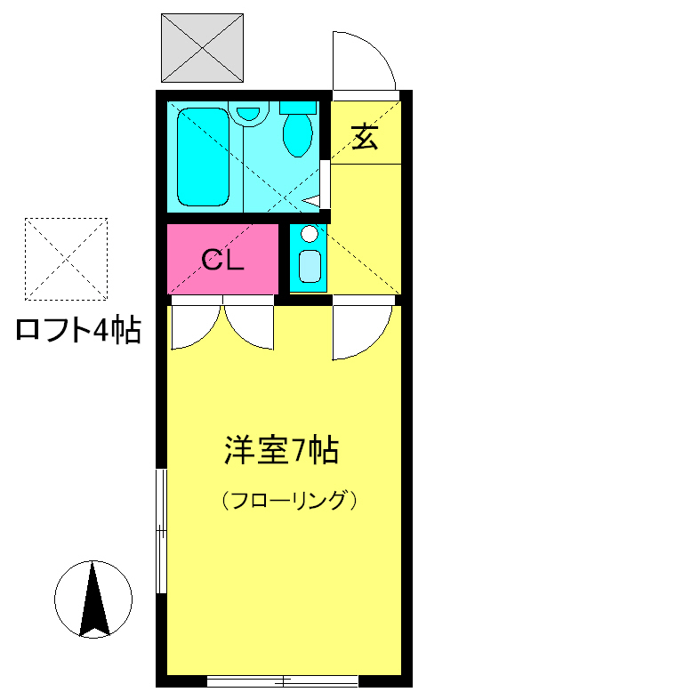 パークサニーハイツの間取り