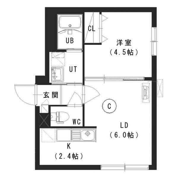 札幌市南区澄川四条のマンションの間取り